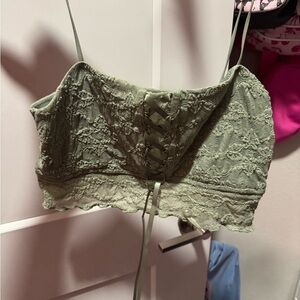 Colsie Green Lace Bralette